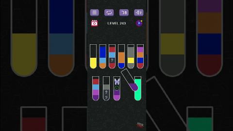 Water Sort Puzzle | Guru Game - Level 243 gelöst
