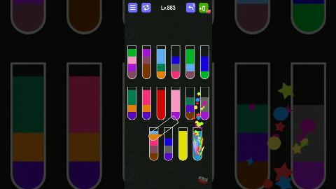 Water Sort - puzzle games – Level 881–890 gelöst