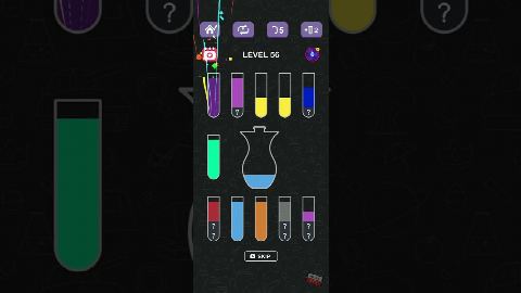 Water Sort Puzzle | Guru Game - Level 56 (Variante 2) gelöst