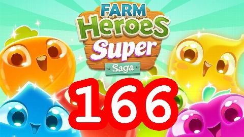 Farm Heroes Super Saga - Level 166 - Lösung Solution Walkthrough
