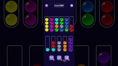 Ball Sort Puzzle – Level 3511–3520 gelöst
