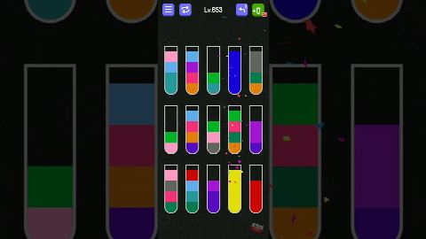 Water Sort - puzzle games – Level 651–660 gelöst