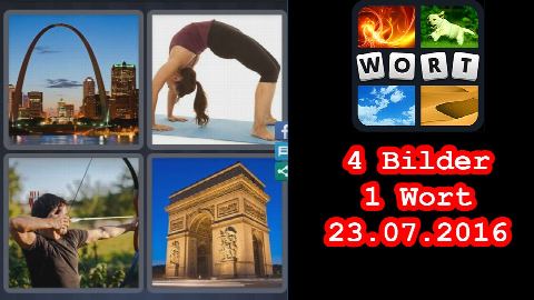 4 Bilder 1 Wort - Tägliches Rätsel - USA - 23.07.2016 - 23.7.2016 - 23. Juli 2016