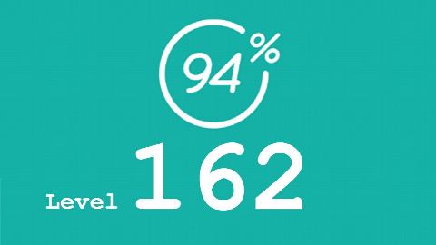 94 Prozent (94%) - Level 162 - Bild Projektor - Lösung