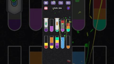 Water Sort Puzzle – Level 381–390 gelöst
