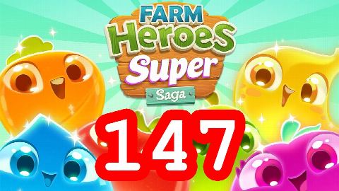 Farm Heroes Super Saga - Level 147 - Lösung Solution Walkthrough