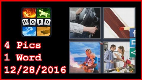 4 Pics 1 Word - 12/28/2016 - Daily Puzzle - Christmas 2016 - 12/28/2016 - December 28, 2016 - Answer