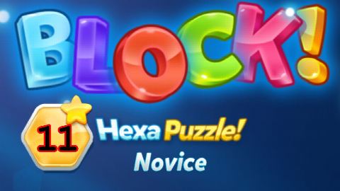 BLOCK! Hexa Puzzle! Novice Level 11 (Basic) - Lösung Solution Walkthrough