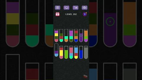 Water Sort Puzzle | Guru Game - Level 202 gelöst