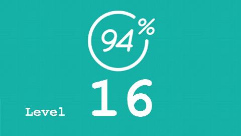 94 Prozent (94%) - Level 16 - Bild Möbelaufbau - Lösung