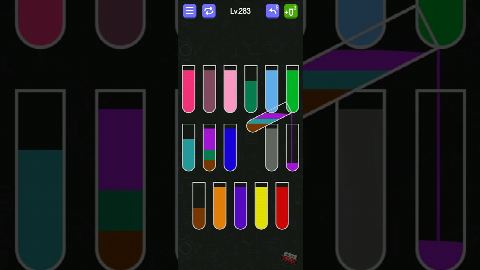 Water Sort - puzzle games – Level 281–290 gelöst