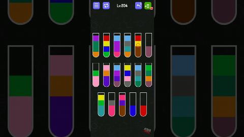 Water Sort - puzzle games – Level 891–900 gelöst