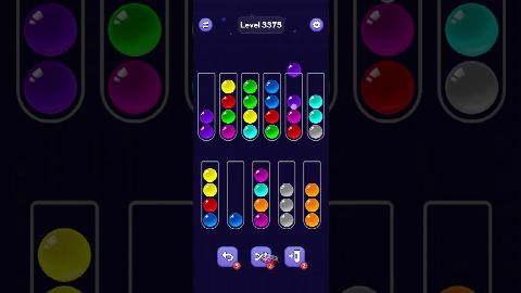 Ball Sort Puzzle – Level 3371–3380 gelöst