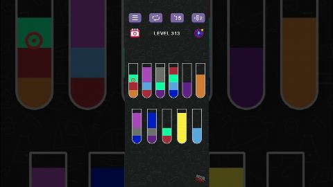 Water Sort Puzzle | Guru Game - Level 313 gelöst