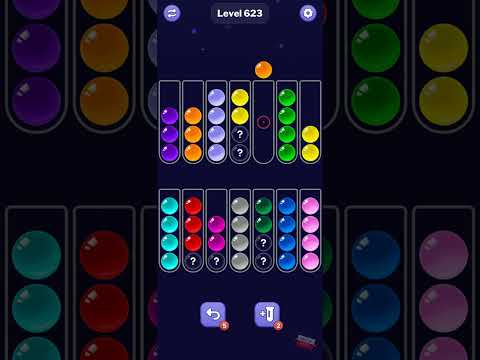Ball Sort Puzzle – Level 621–630 gelöst
