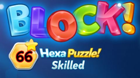 BLOCK! Hexa Puzzle! Skilled Level 66 (Rotate) - Lösung Solution Walkthrough