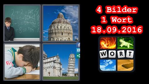 4 Bilder 1 Wort - Tägliches Rätsel - Italien - 18.09.2016 - 18.9.2016 - 18. September 2016 - Lösu