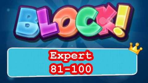 BLOCK! Expert Level 81-100 (Basic) - Lösung Solution Walkthrough