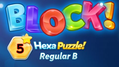 BLOCK! Hexa Puzzle! Regular B Level 5 (Basic) - Lösung Solution Walkthrough