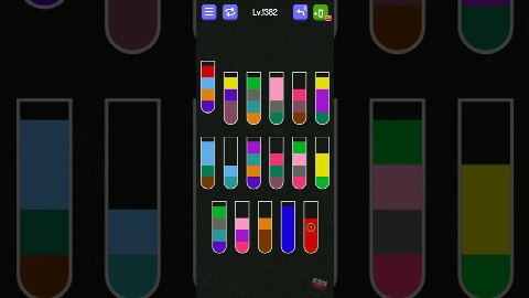 Water Sort - puzzle games – Level 1381–1390 gelöst