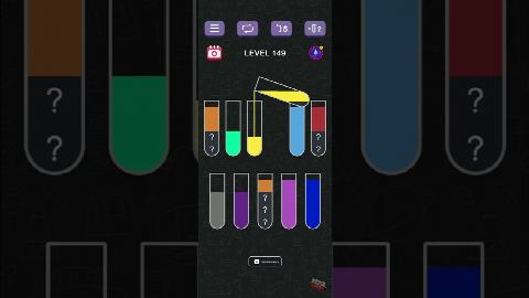 Water Sort Puzzle | Guru Game - Level 149 gelöst