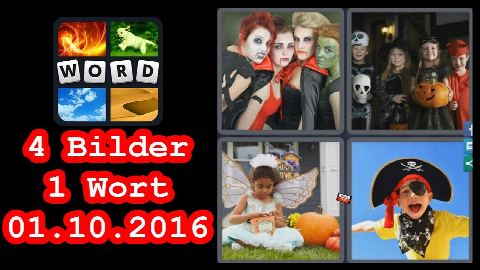 4 Bilder 1 Wort - Tägliches Rätsel - Halloween 2016 - 01.10.2016 - 1.10.2016 - 1. Oktober 2016 - L