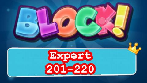 BLOCK! Expert Level 201-220 (Basic) - Lösung Solution Walkthrough