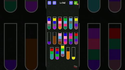 Water Sort - puzzle games – Level 1341–1350 gelöst