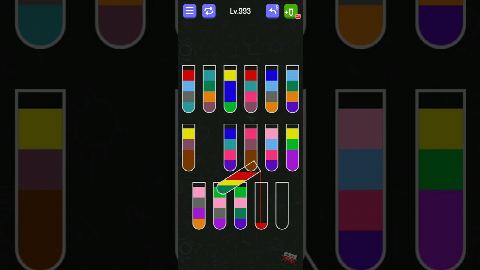 Water Sort - puzzle games – Level 991–1000 gelöst