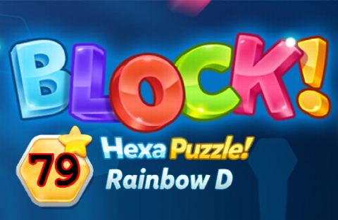 BLOCK! Hexa Puzzle! Rainbow D Level 79 (Premium) - Lösung Solution Walkthrough