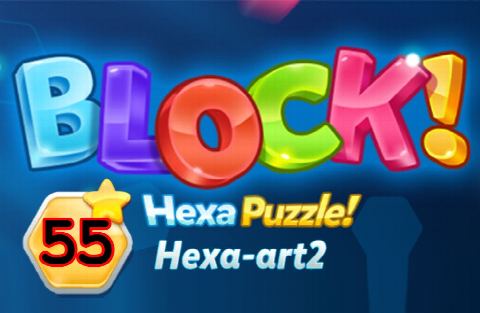 BLOCK! Hexa Puzzle! Hexa-art2 Level 55 (Premium) - Lösung Solution Walkthrough