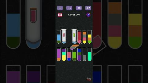 Water Sort Puzzle | Guru Game - Level 204 gelöst