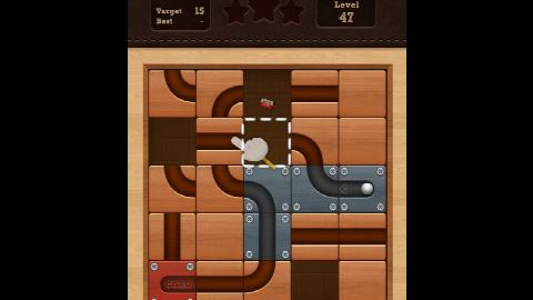 Roll the Ball November Level 47 (Classic - Basic N) - Lösung Solution Walkthrough