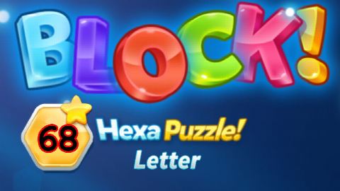 BLOCK! Hexa Puzzle! Letter Level 68 (Basic) - Lösung Solution Walkthrough