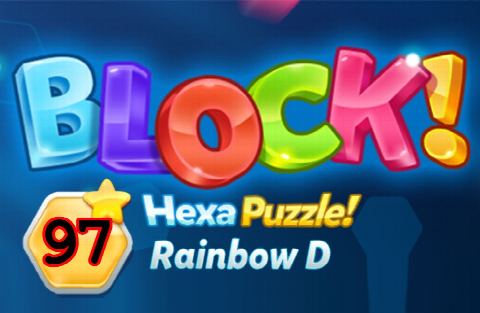 BLOCK! Hexa Puzzle! Rainbow D Level 97 (Premium) - Lösung Solution Walkthrough