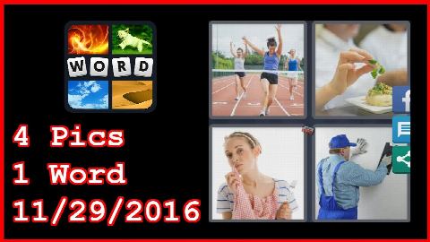 4 Pics 1 Word - Daily Puzzle - Australia 2016 - 11/29/2016 - 11/29/2016 - November 29, 2016 - Answer