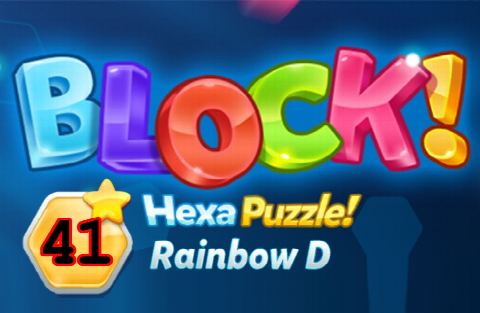 BLOCK! Hexa Puzzle! Rainbow D Level 41 (Premium) - Lösung Solution Walkthrough