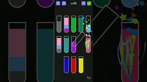 Water Sort - puzzle games – Level 131–140 gelöst