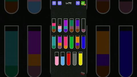 Water Sort - puzzle games – Level 771–780 gelöst