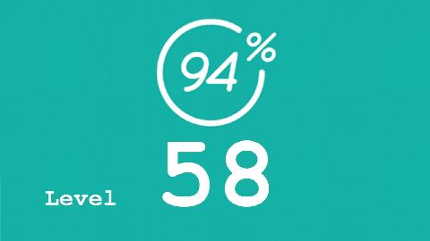 94 Prozent (94%) - Level 58 - Stadt in den USA - Lösung