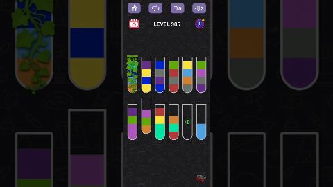 Water Sort Puzzle – Level 981–990 gelöst