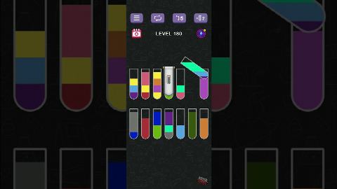 Water Sort Puzzle | Guru Game - Level 180 gelöst