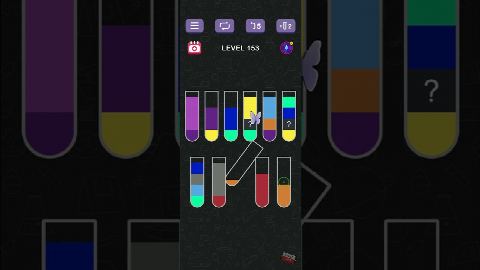 Water Sort Puzzle | Guru Game - Level 153 gelöst