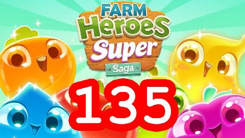Farm Heroes Super Saga - Level 135 - Lösung Solution Walkthrough