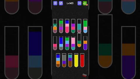 Water Sort - puzzle games – Level 1401–1410 gelöst