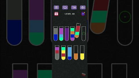 Water Sort Puzzle | Guru Game - Level 49 gelöst