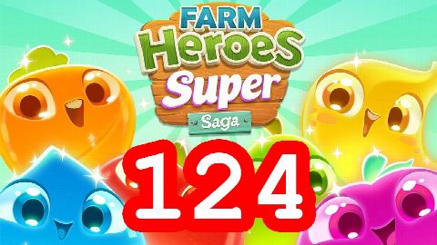 Farm Heroes Super Saga - Level 124 - Lösung Solution Walkthrough