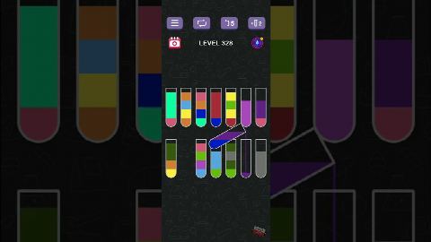 Water Sort Puzzle | Guru Game - Level 328 gelöst