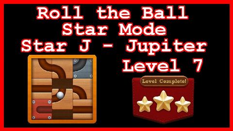 Roll the Ball Jupiter Level 7 (Star Mode - Star J) - Lösung Solution Walkthrough