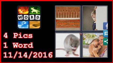 4 Pics 1 Word - Daily Puzzle - Australia 2016 - 11/14/2016 - 11/14/2016 - November 14, 2016 - Answer